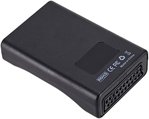 MouDoauer AC 100V-240V 50/60Hz SCART do HDMI kompozitnog audio adaptera za pretvaranje videozapisa za videozapis za DVD TV