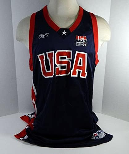 2004-05 Team USA košarkaška prazna igra izdana mornarički Jersey 48+4 dp20257 - NBA igra korištena