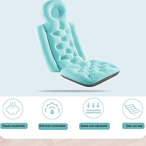 Jastuk za kupanje u Hsart, jastuk s jastukom s leđima i glavom za glavu, spa ergonomski jastuk za kade, 3D zračna mreža za prozračnu