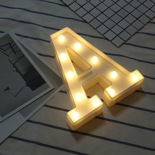 LED Svjetla za pisanje markiranja, 26 znaka za svijetla abeceda, savršena rođendanska zabava dajte mu/joj praznični romantično iznenađenje