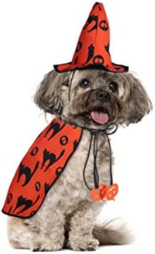 PopetPop Dog Halloween kostimi - Kostim čarobnjaka za kućne ljubimce rta s vješticama štenaca Mačka odjeća za Halloween odjeća