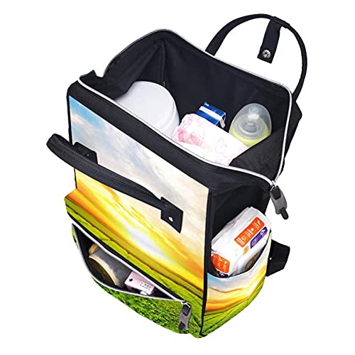 Sunčana livada pelena pelena torbe torbe mame ruksak veliki kapacitet za pelene torbe za njegu putničke torba za njegu bebe